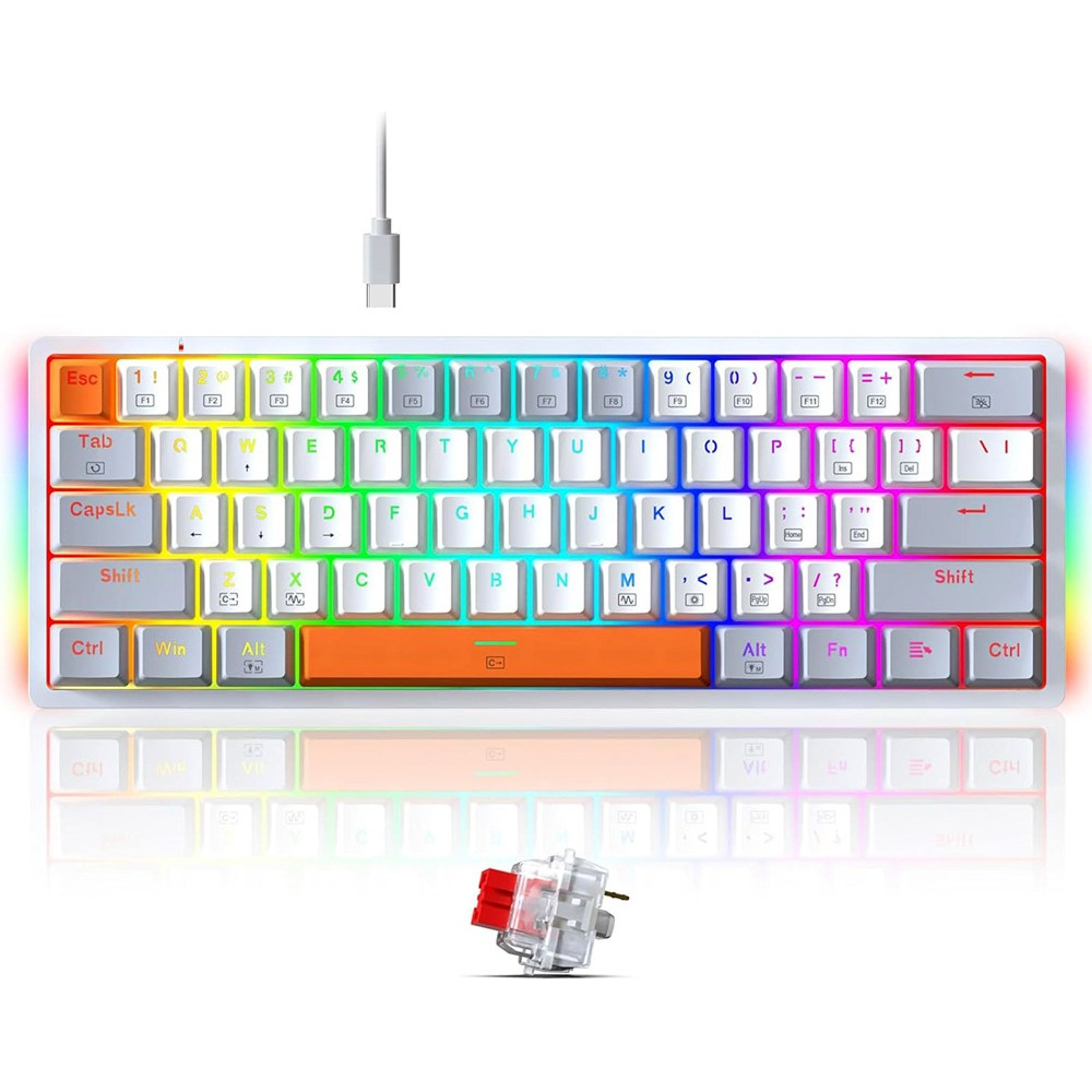 Redragon AKALI K642 Wired 60% Mechanical RGB Keyboard Redragon AKALI K642 Wired 60% Mechanical RGB Keyboard